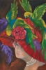 Parrots Discover a Red Hat